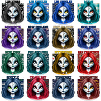 Load image into Gallery viewer, 32 Football Teams Zombie Girl Designs Bundle PNG
