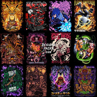 Load image into Gallery viewer, 70 Anime Mix Halftone Designs Bundle PNG
