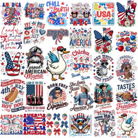 Load image into Gallery viewer, 4th of July patriotic designs for DTF, DTG, embroidery &amp; tumblers — USA themes, flags, fireworks, and festive graphics

