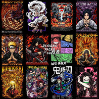 Load image into Gallery viewer, 70 Anime Mix Halftone Designs Bundle PNG
