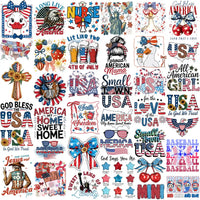 Load image into Gallery viewer, Patriotic USA designs bundle with eagles, flags, 4th of July themes, and American slogans for DTG, DTF, embroidery
