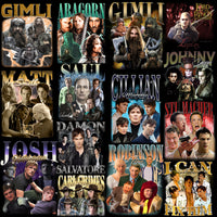 Load image into Gallery viewer, 51 Popular Movies Series Artists Bootleg Best Designs Bundle PNG
