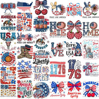 Load image into Gallery viewer, Patriotic USA designs with eagles, flags, cherries, and freedom themes for DTG, DTF, embroidery
