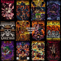 Load image into Gallery viewer, 70 Anime Mix Halftone Designs Bundle PNG
