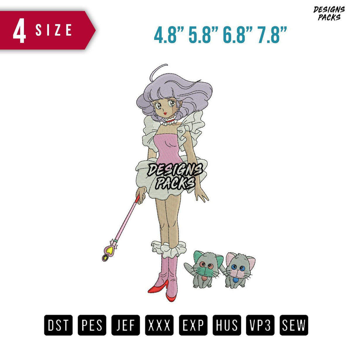 Creamy Mami Embroidery Design