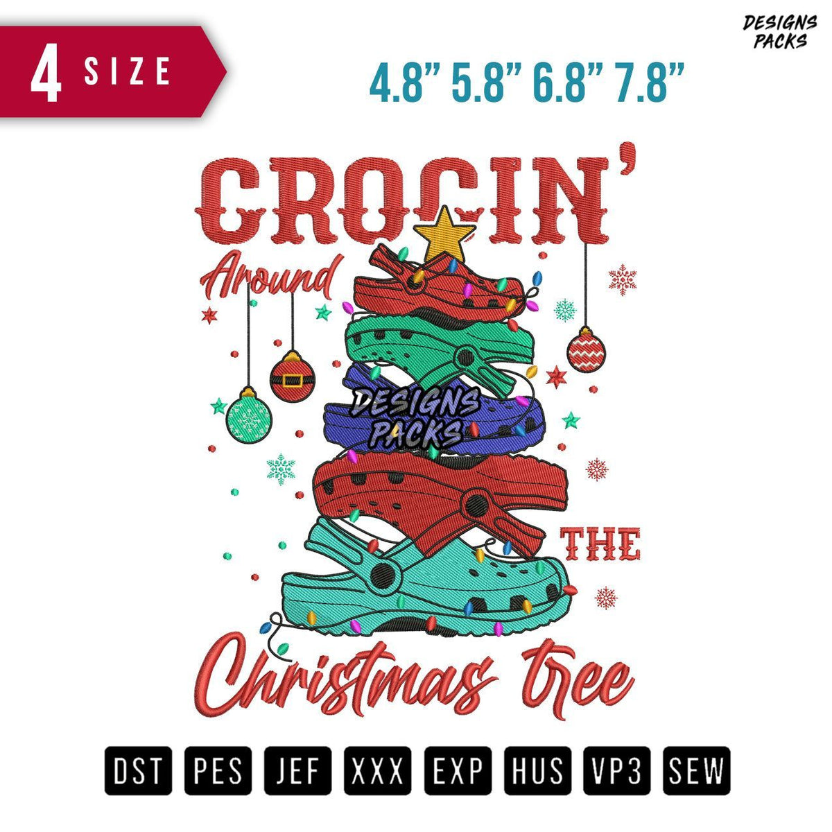 Crocin Embroidery Design