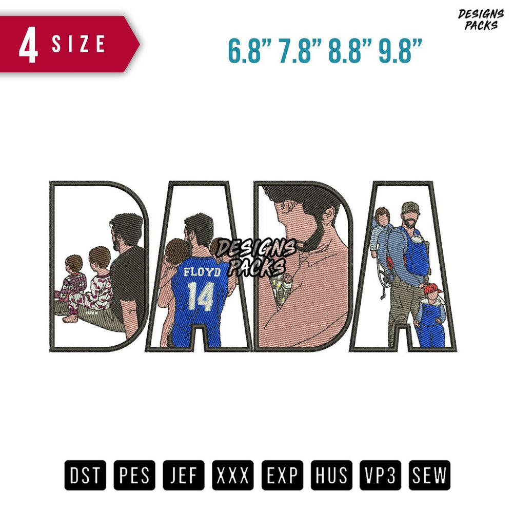 DADA Floyd Embroidery Design