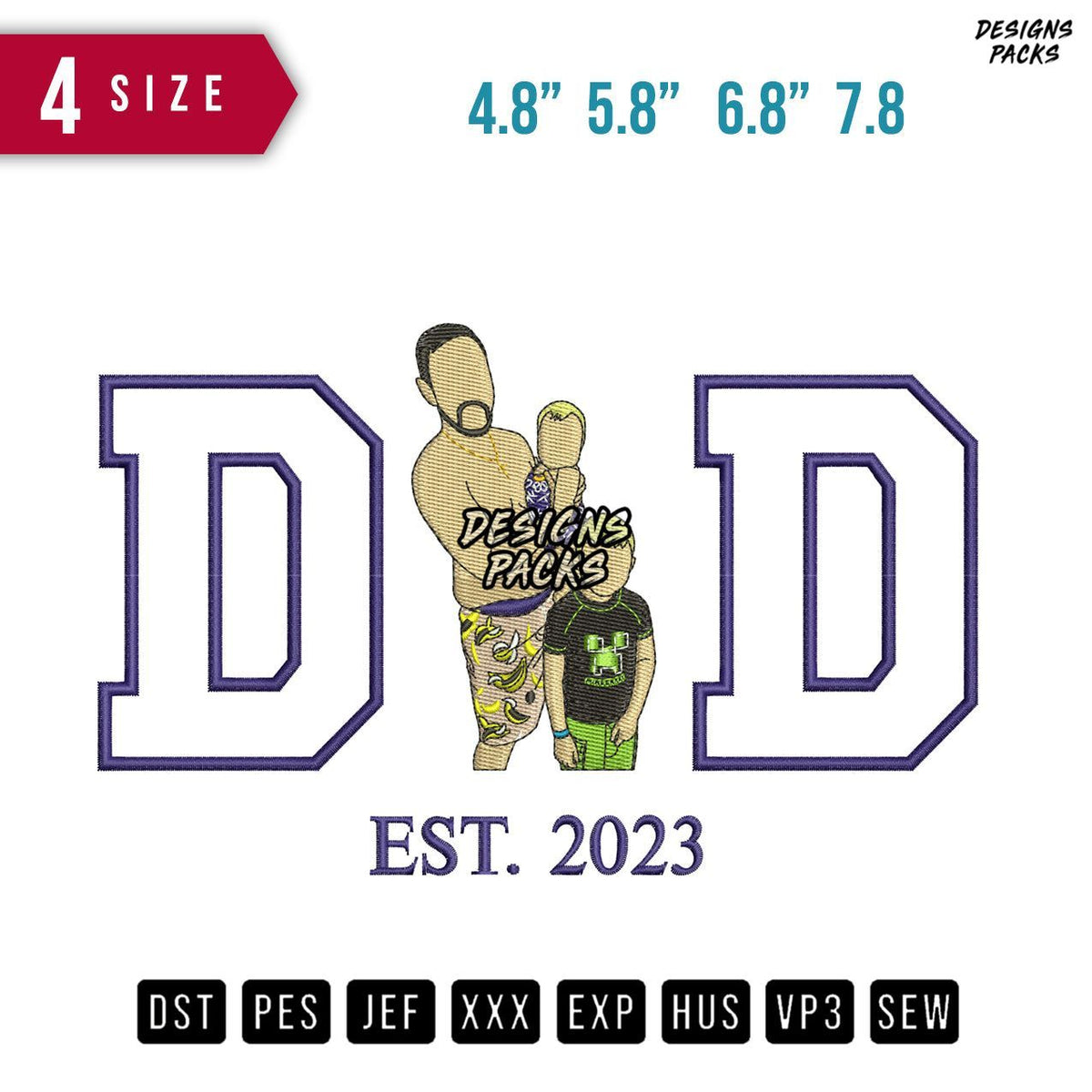 DD 3 Est Embroidery Design