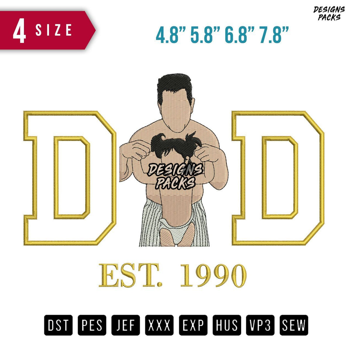 DD Body Build Embroidery Design
