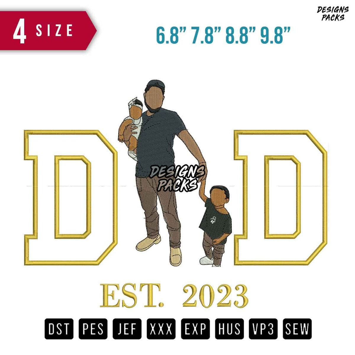 DD Touch son Embroidery Design