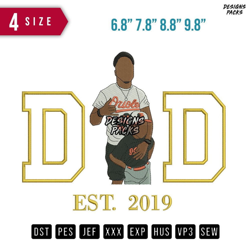 DD Oriole Embroidery Design