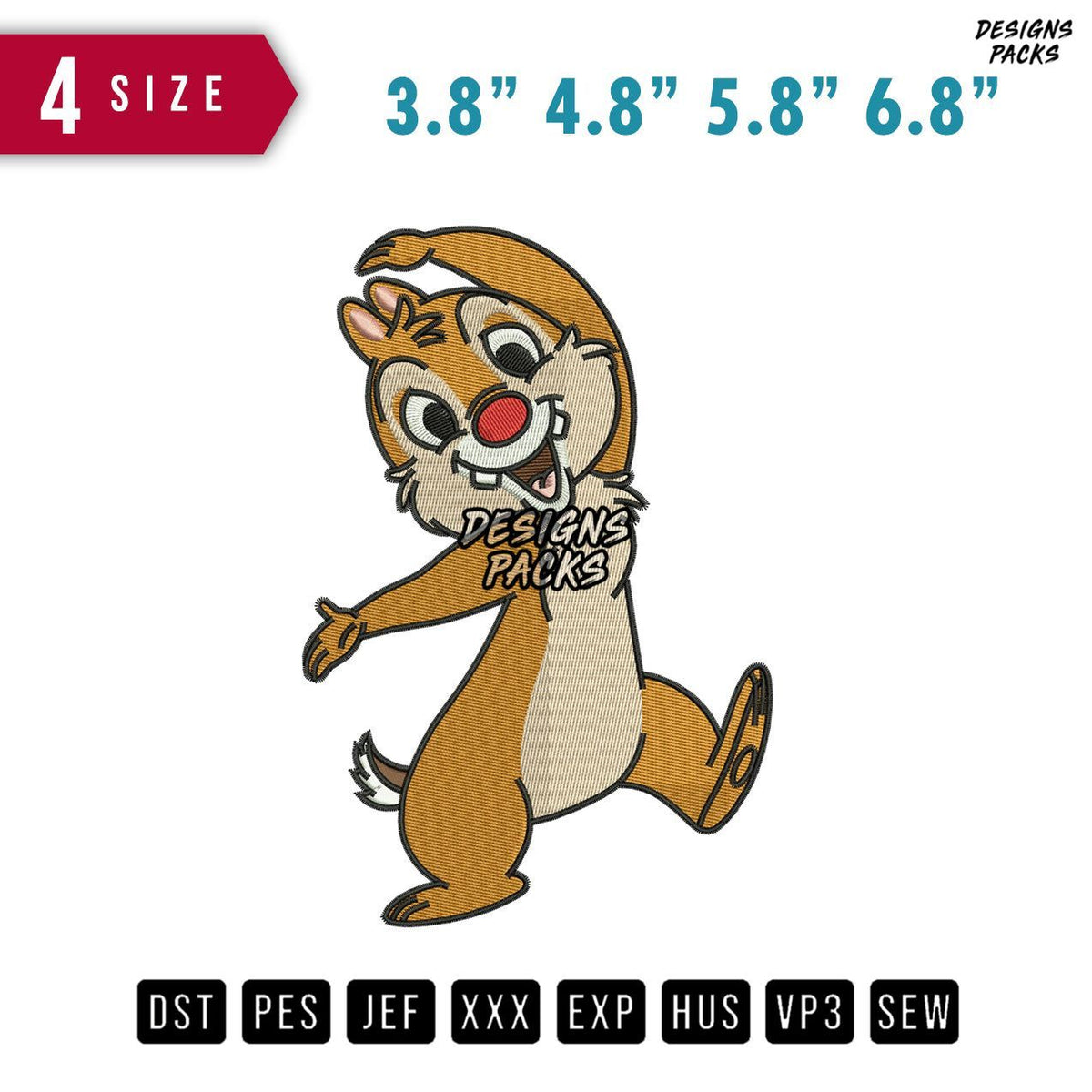 Dale Disney Embroidery Design