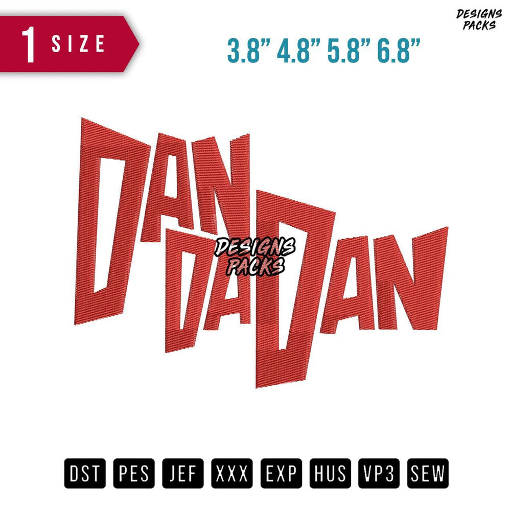 Dandadan Embroidery Design