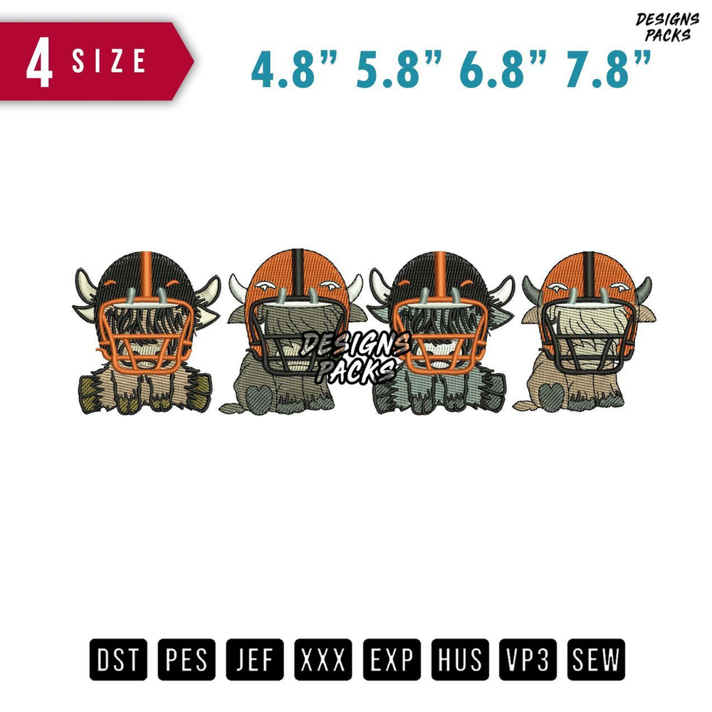 Denver Broncos Embroidery Design