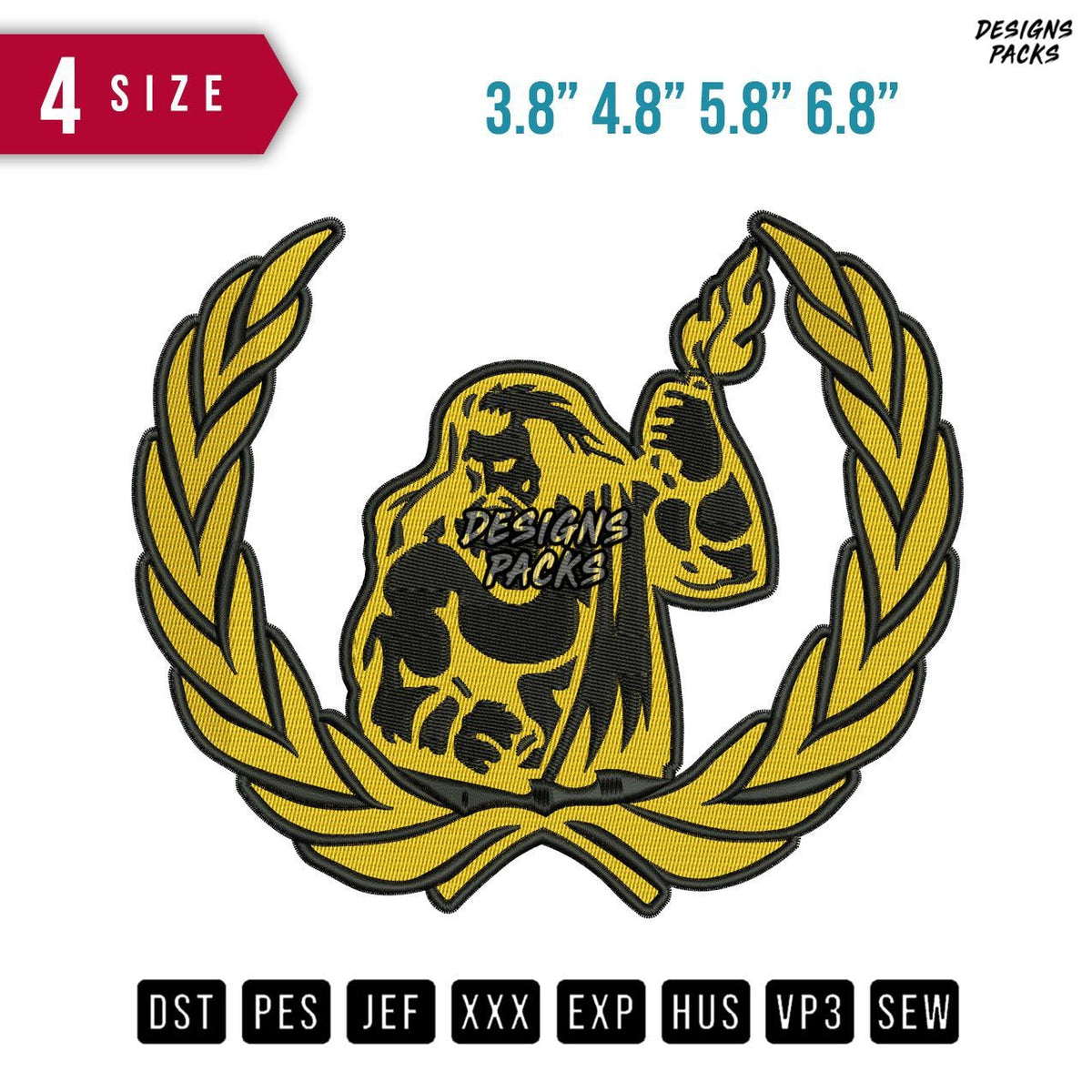 Devotio Logo Embroidery Design