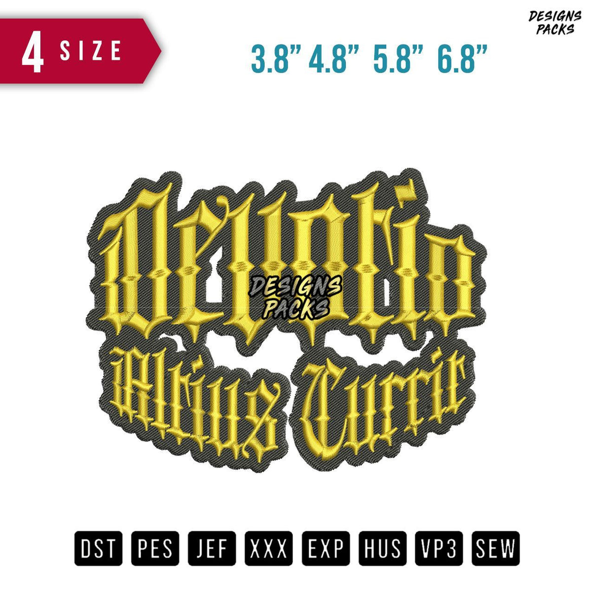 Devotio Embroidery Design