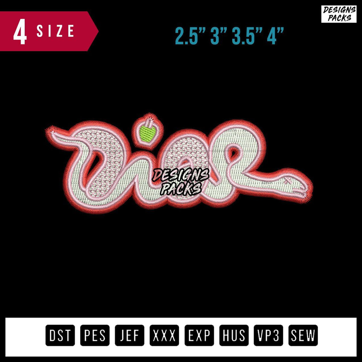 Dior B Embroidery Design