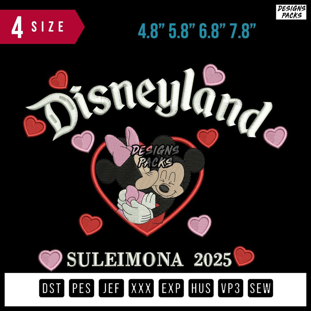 Disneyland Suleimona Embroidery Design