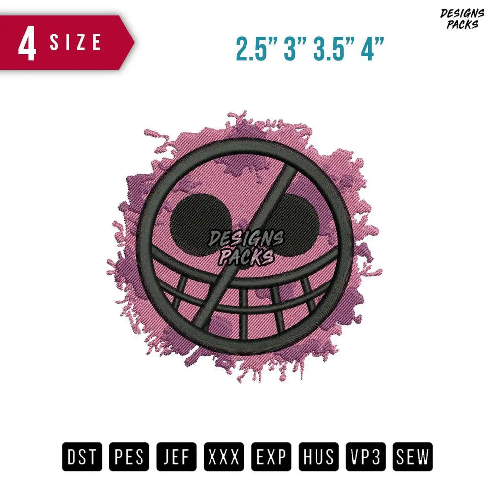 Doflamingo Logo Embroidery Design
