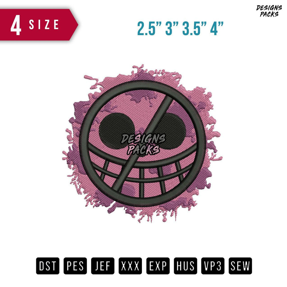 Doflamingo Logo Embroidery Design