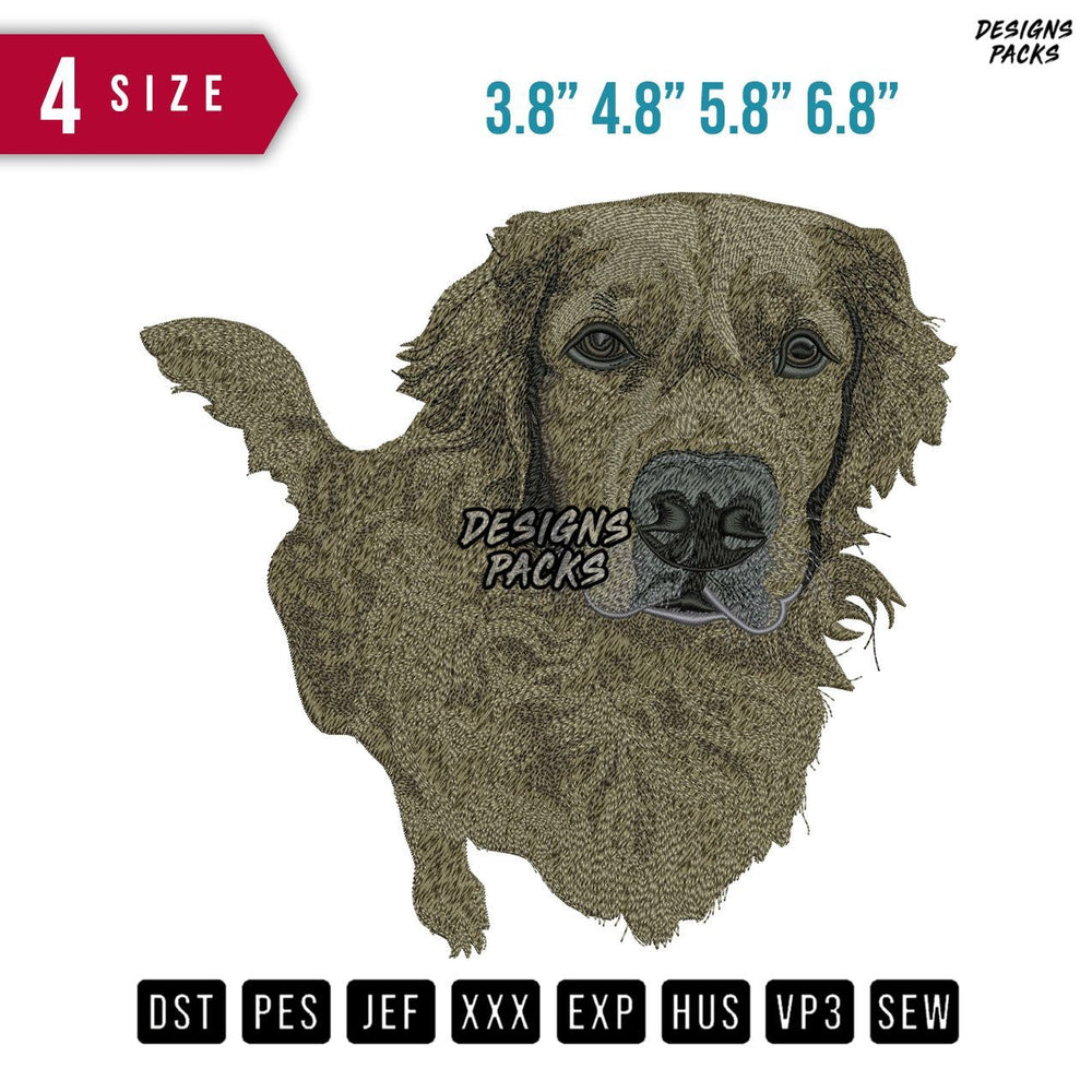 Dog Browns Embroidery Design