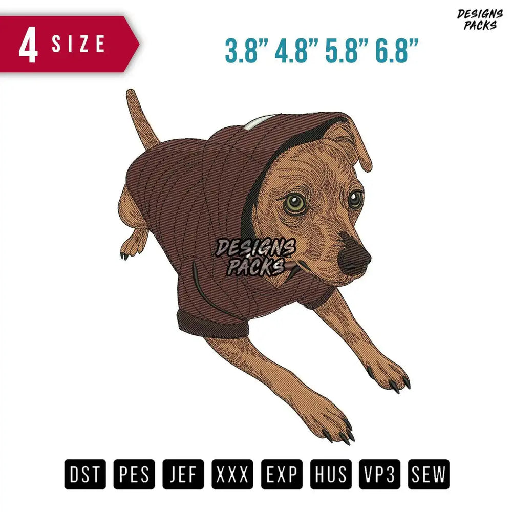 Dog Clothes B Embroidery Design