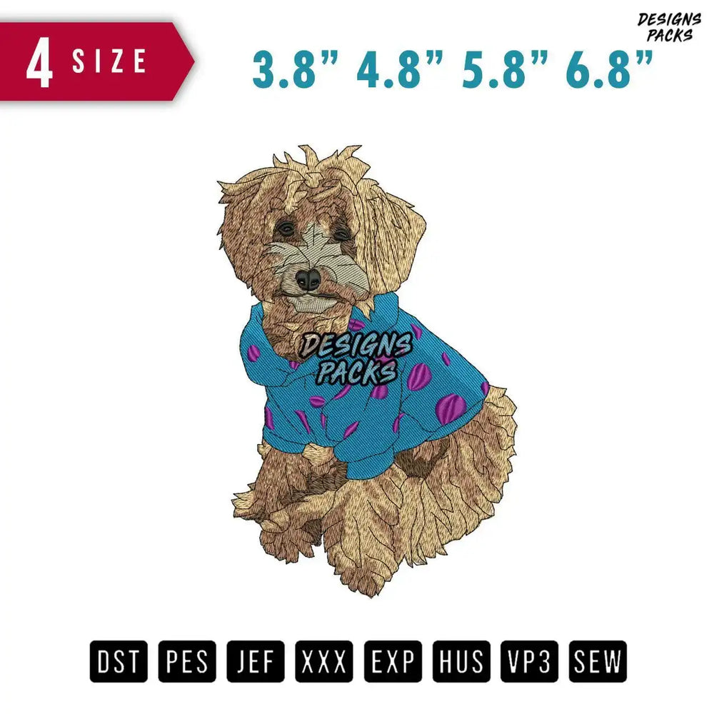 Dog Clothes Embroidery Design
