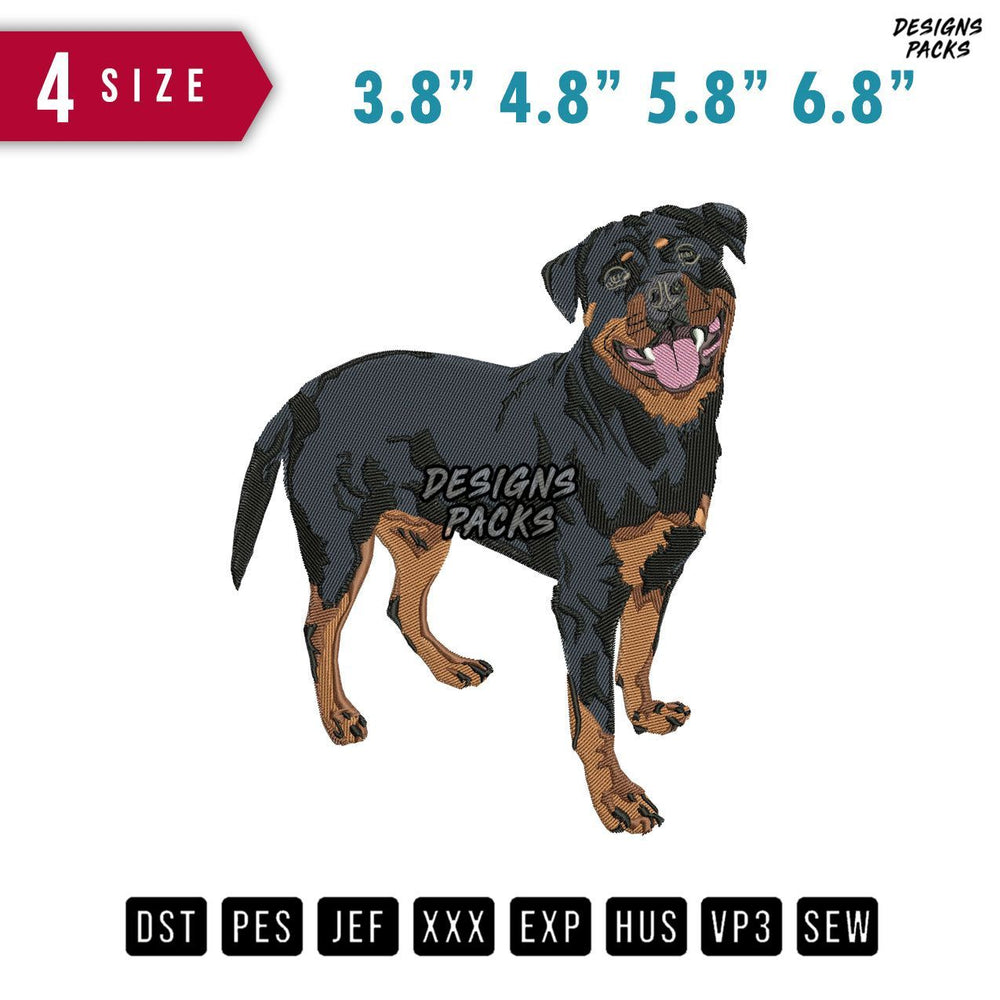 Dog Laugh Embroidery Design