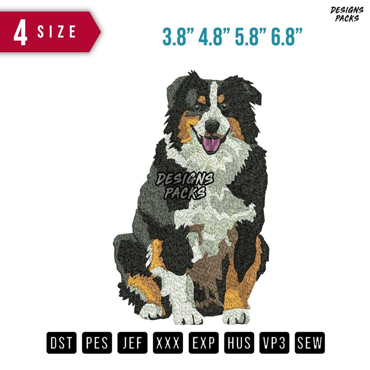 Dog Tick Fur B Embroidery Design