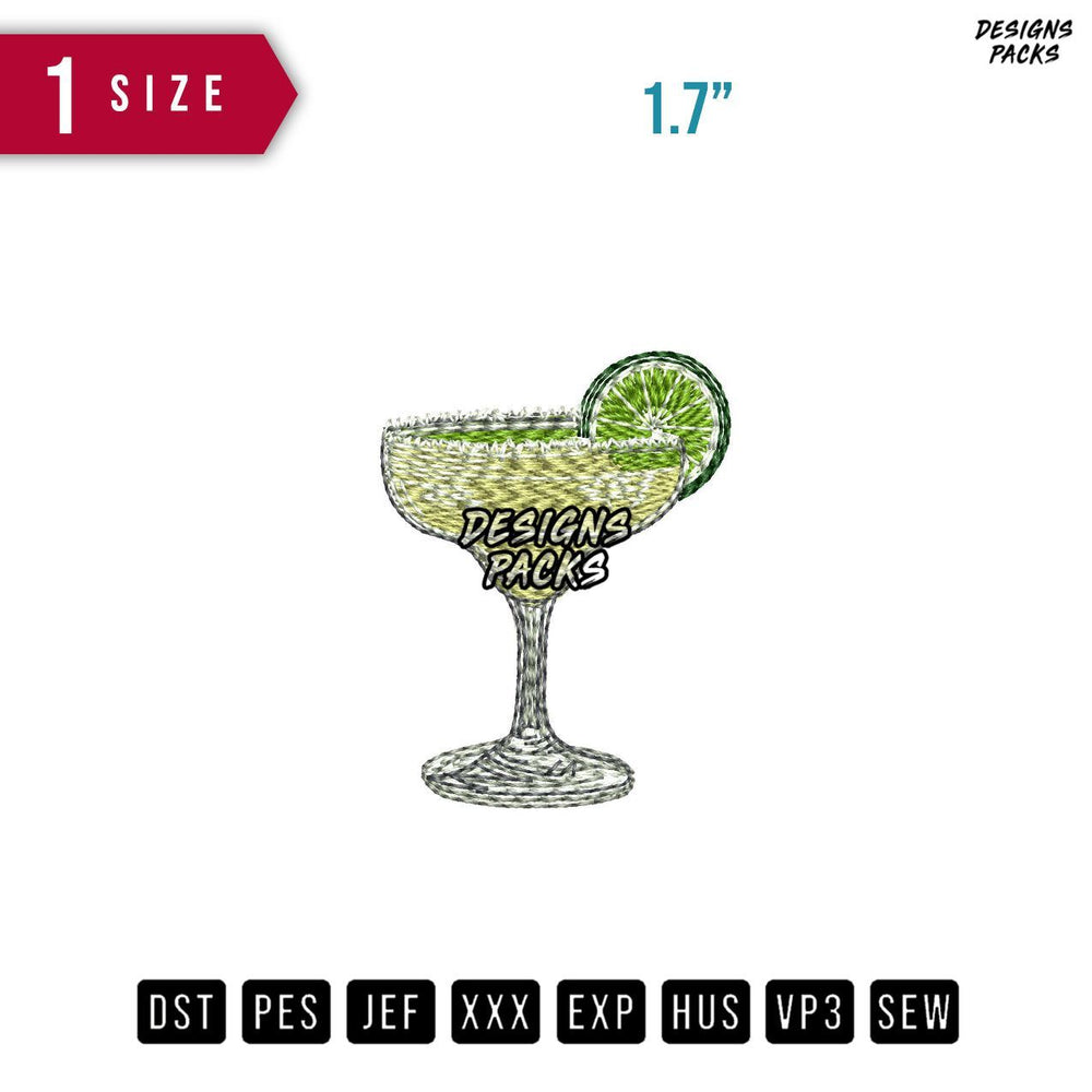 Drink B Embroidery Design