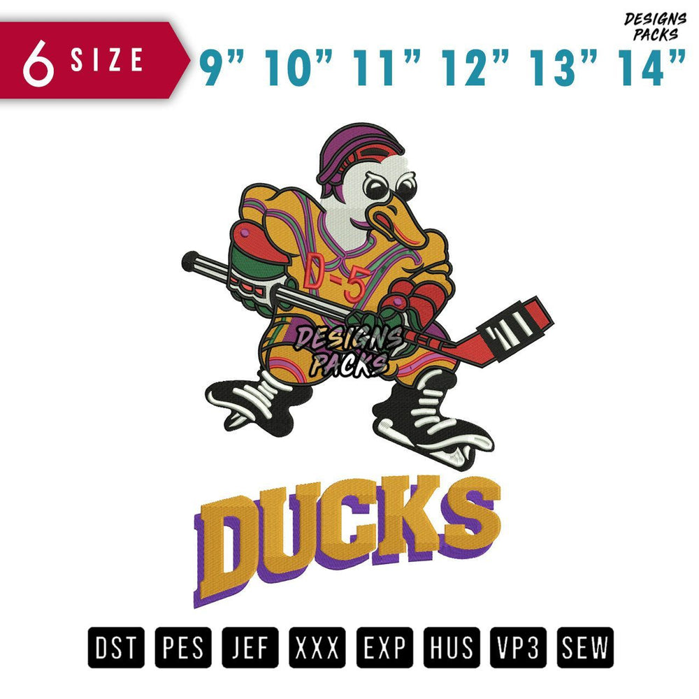 Ducks Embroidery Design