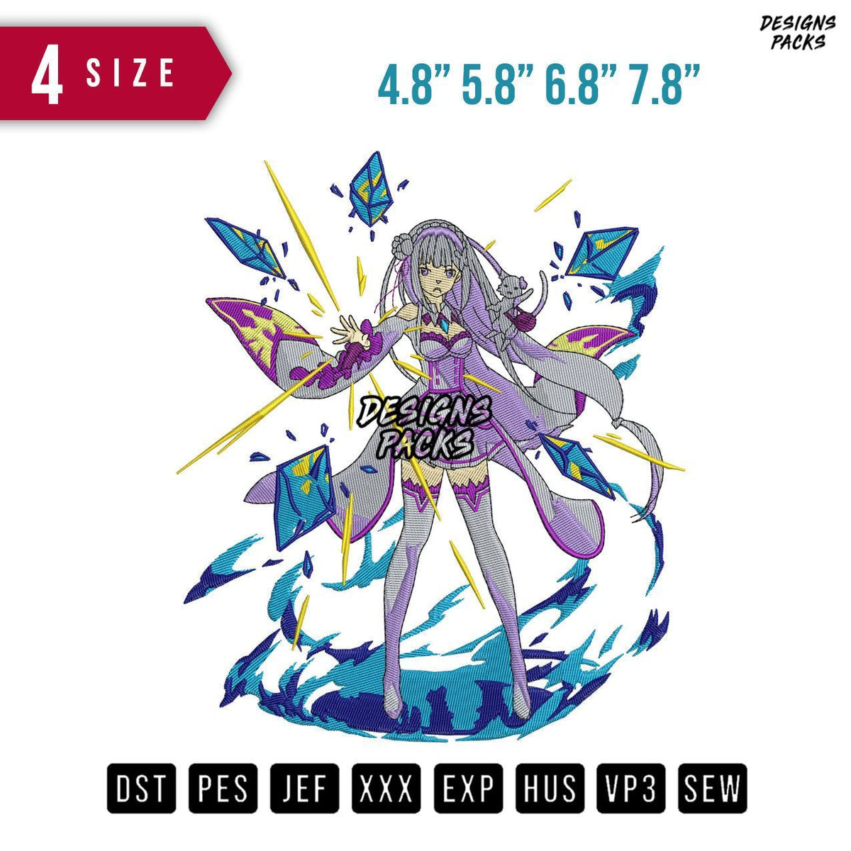 Emilia Embroidery Design