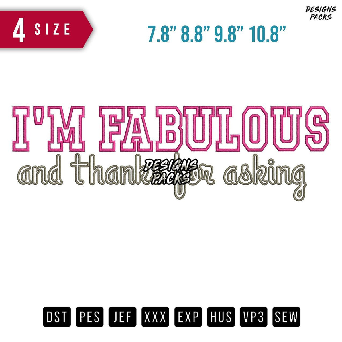 Fabulous Applique Embroidery Design