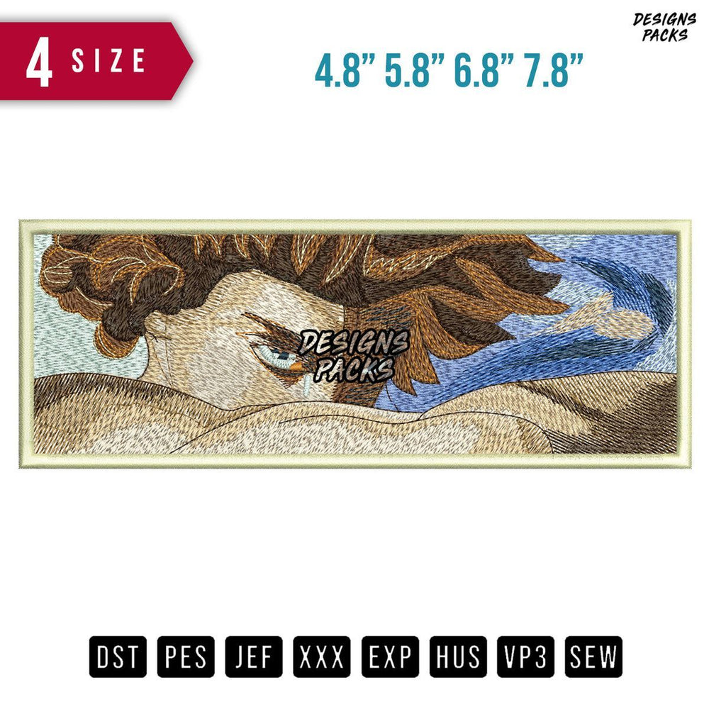 Fallen Angel Rec Embroidery Design