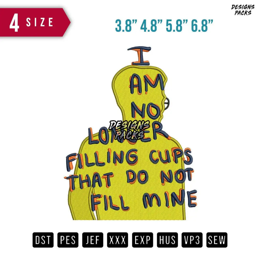 Fill Mine Embroidery Design