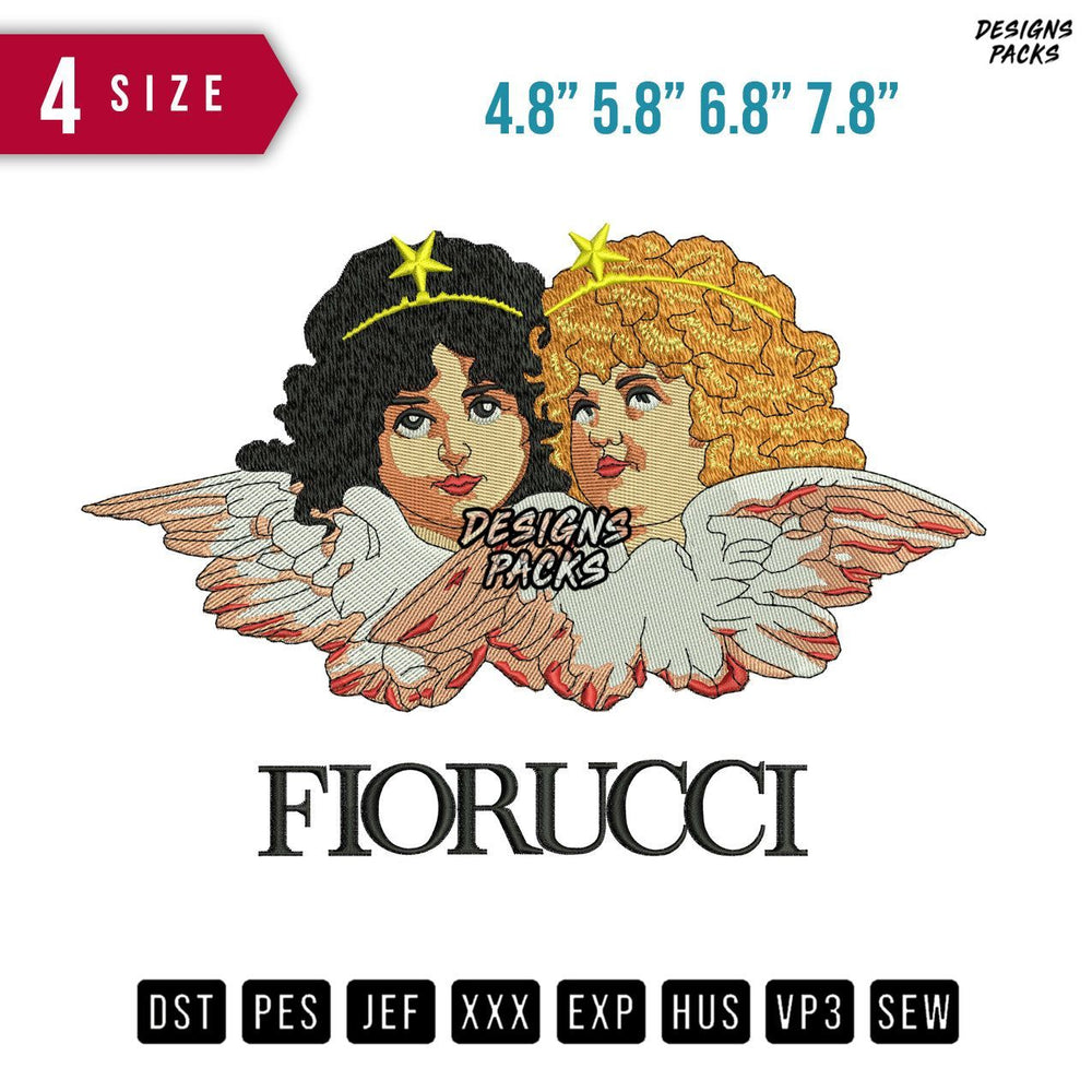 Fiorucci Angels Embroidery Design