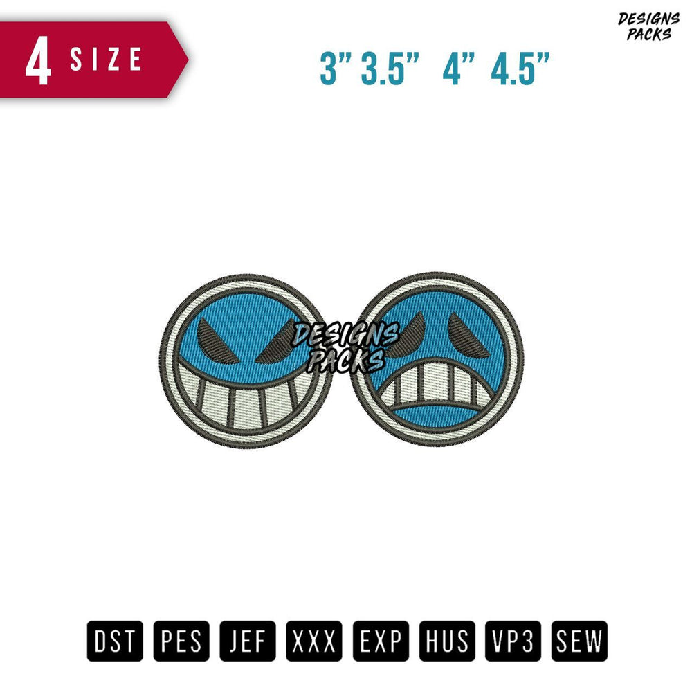 Fire Fist Embroidery Design