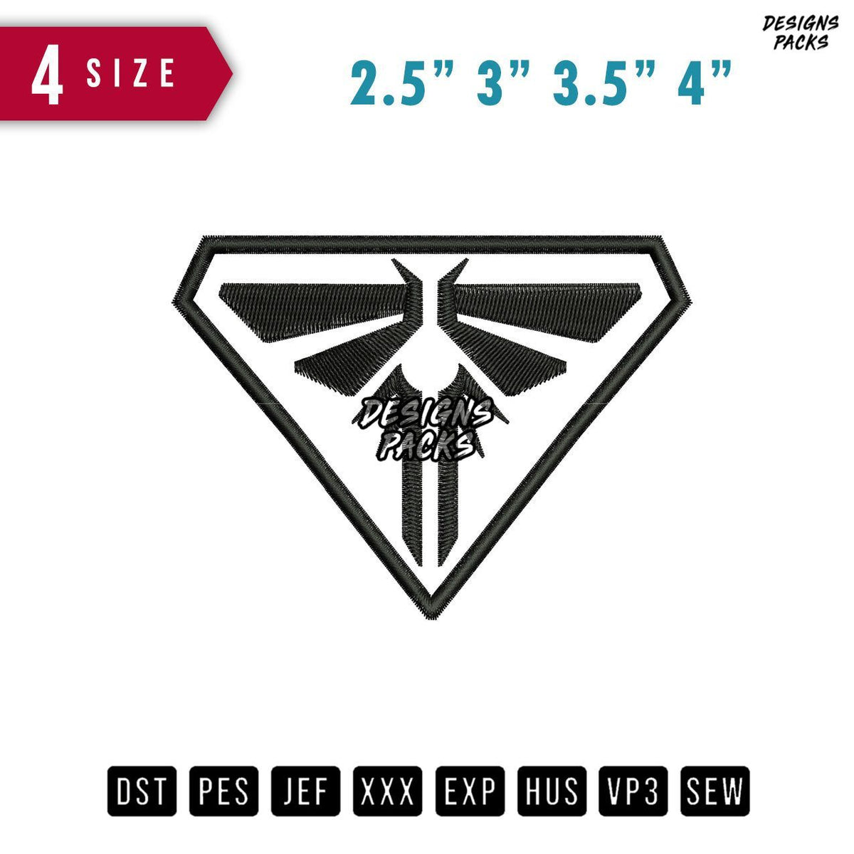 Fireflies The Last Of Us Embroidery Design