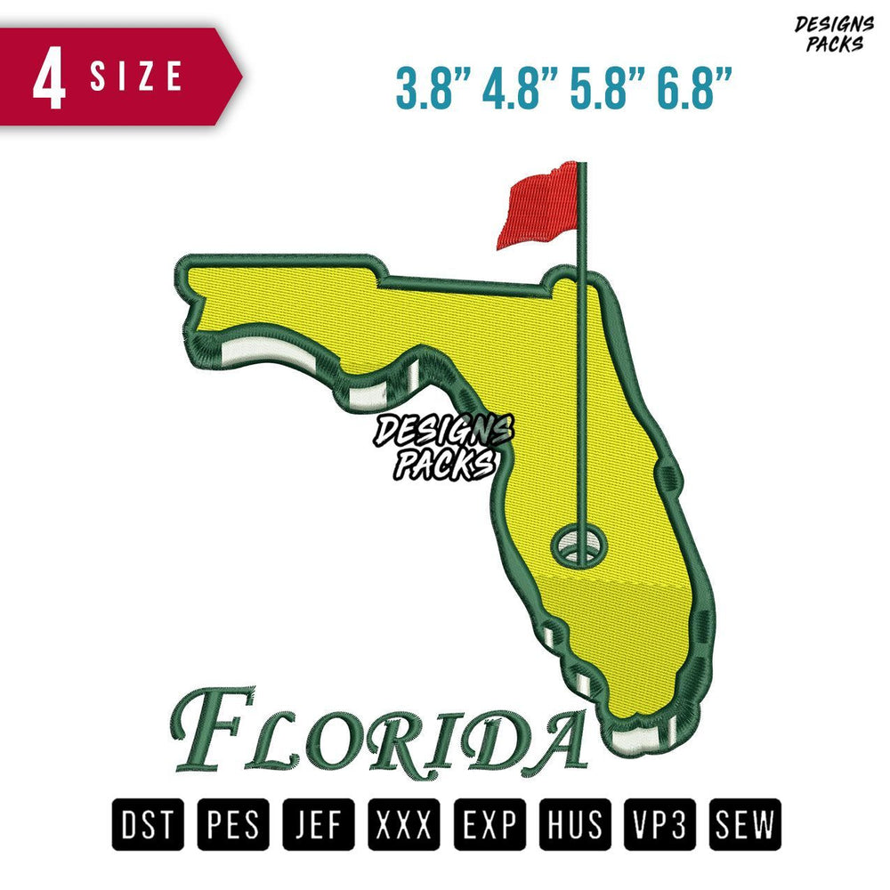 Florida Embroidery Design