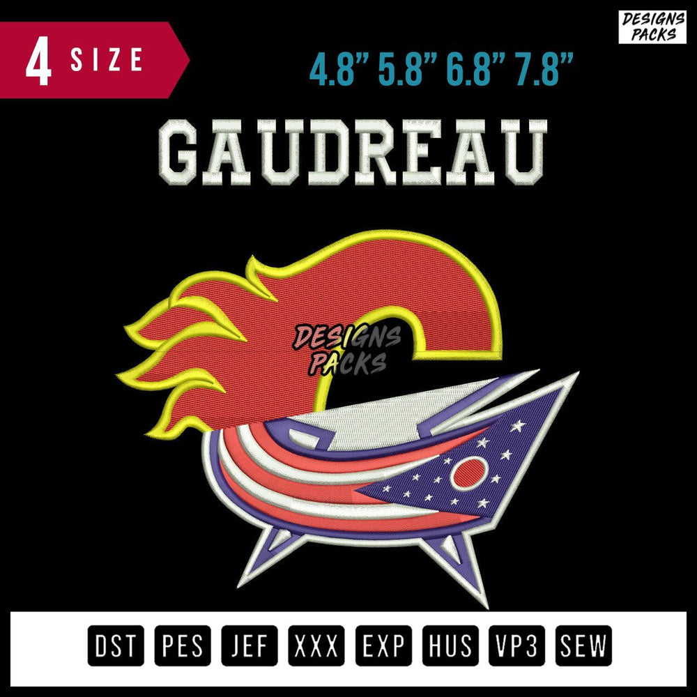 Gaudreau Embroidery Design