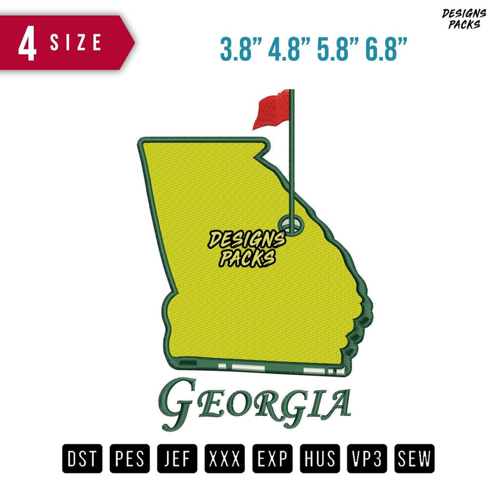 Georgia Embroidery Design