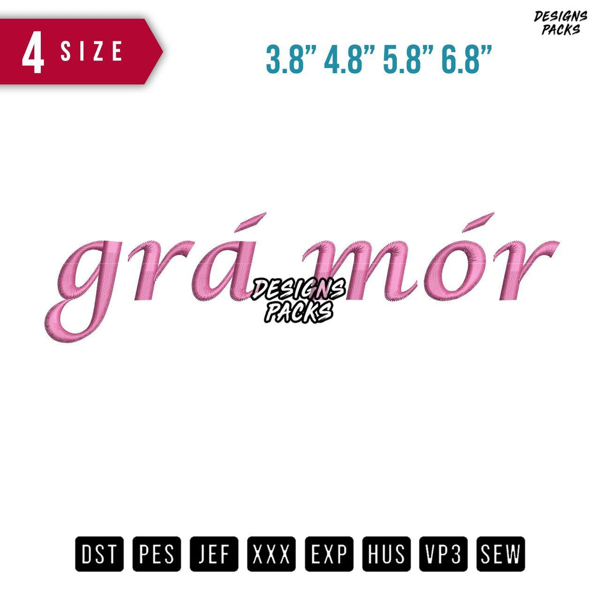 Gramor Embroidery Design