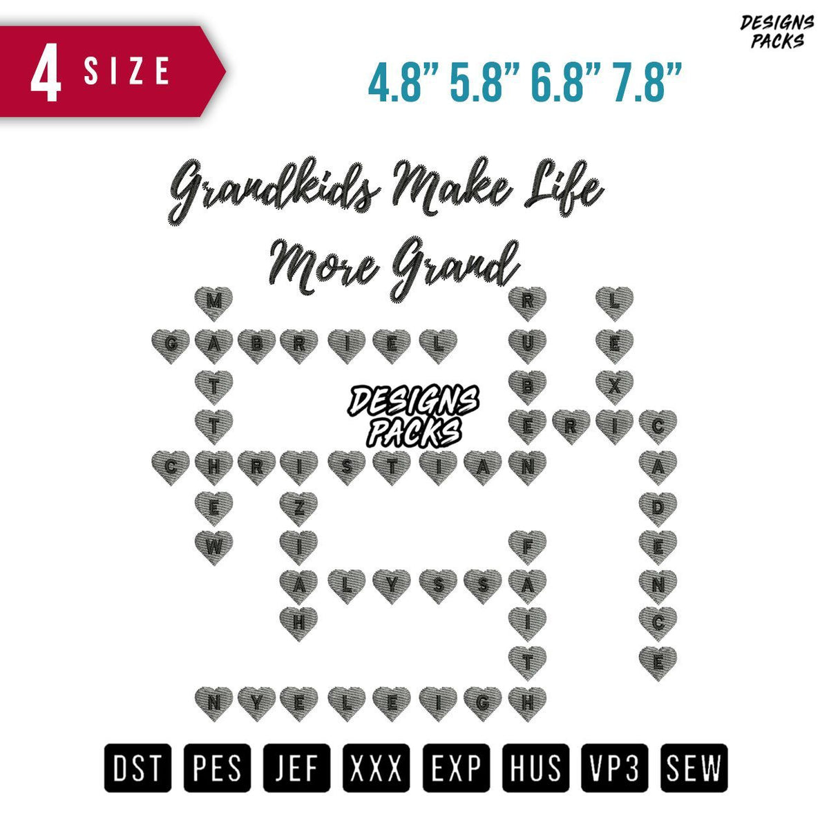 Grandkids Make Embroidery Design