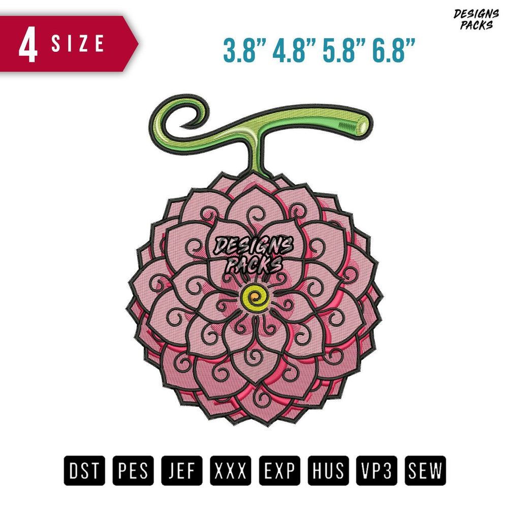 Hana Hana NoMi Embroidery Design