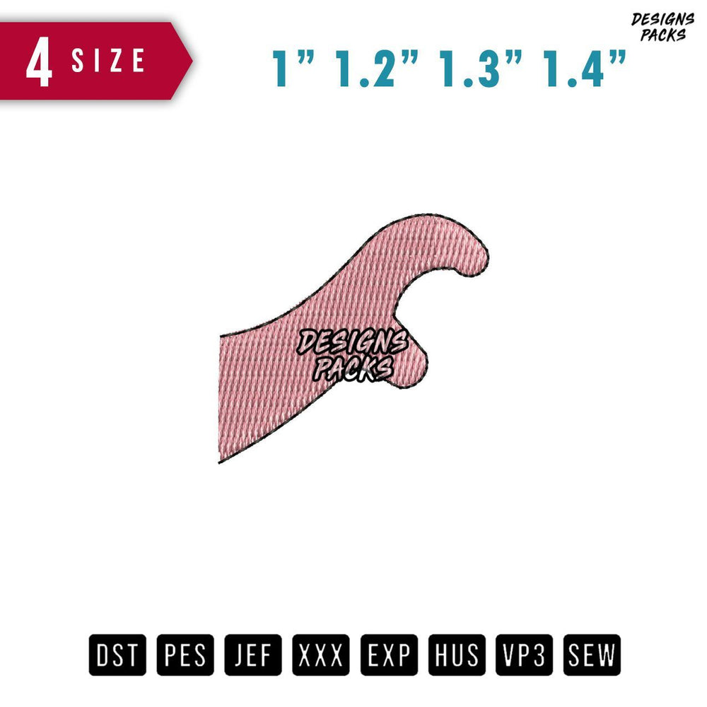 Hand Patrick B Embroidery Design