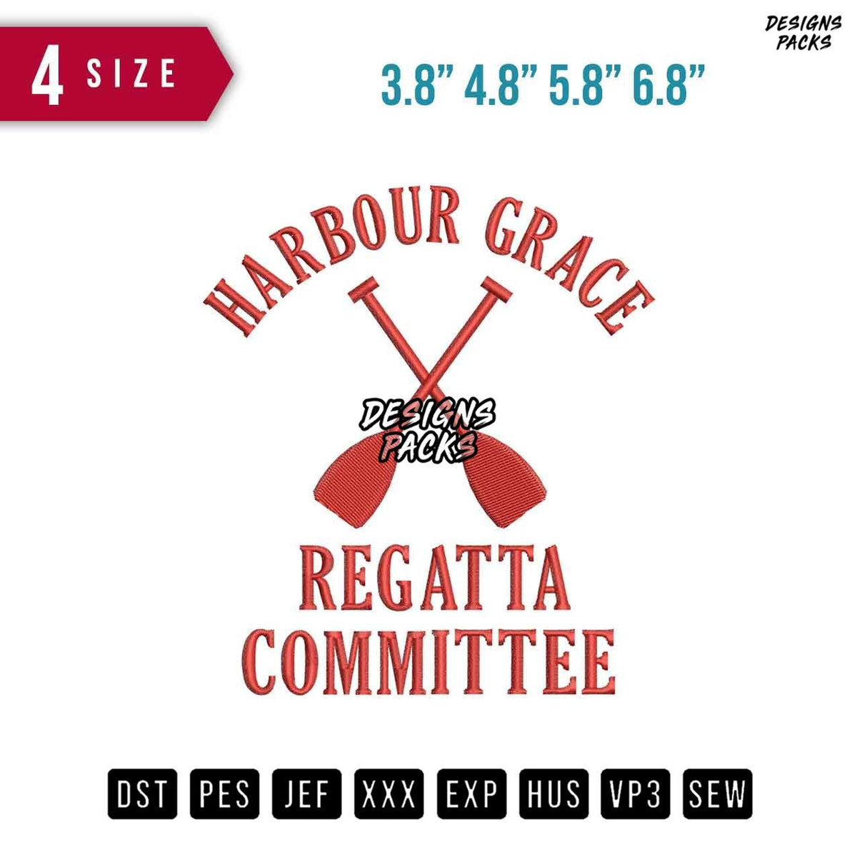 Harbour Grace Embroidery Design
