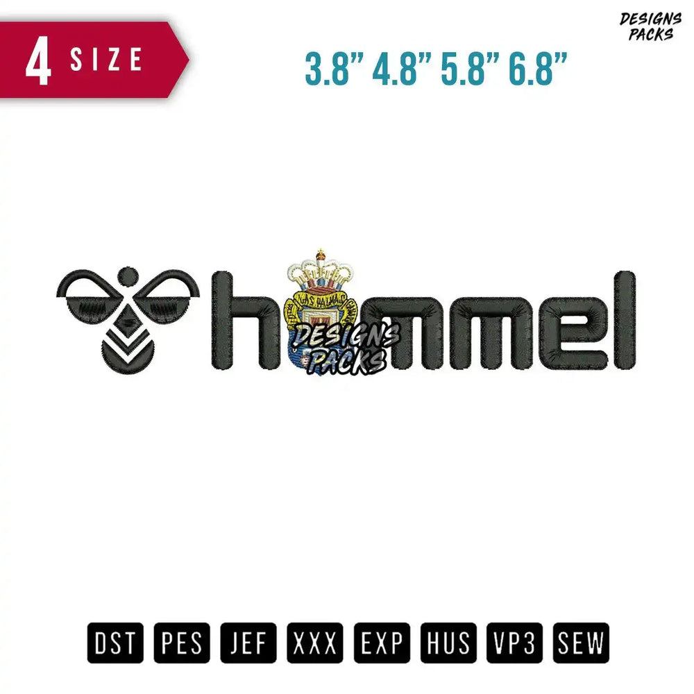 Hommel Logo Embroidery Design