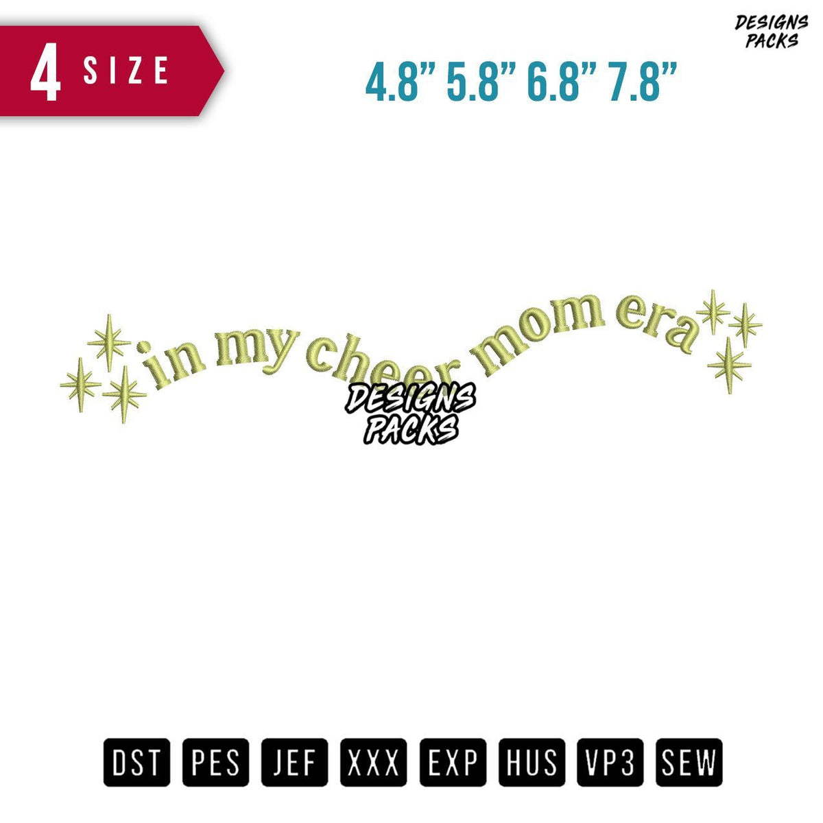 In My Cheer Embroidery Design