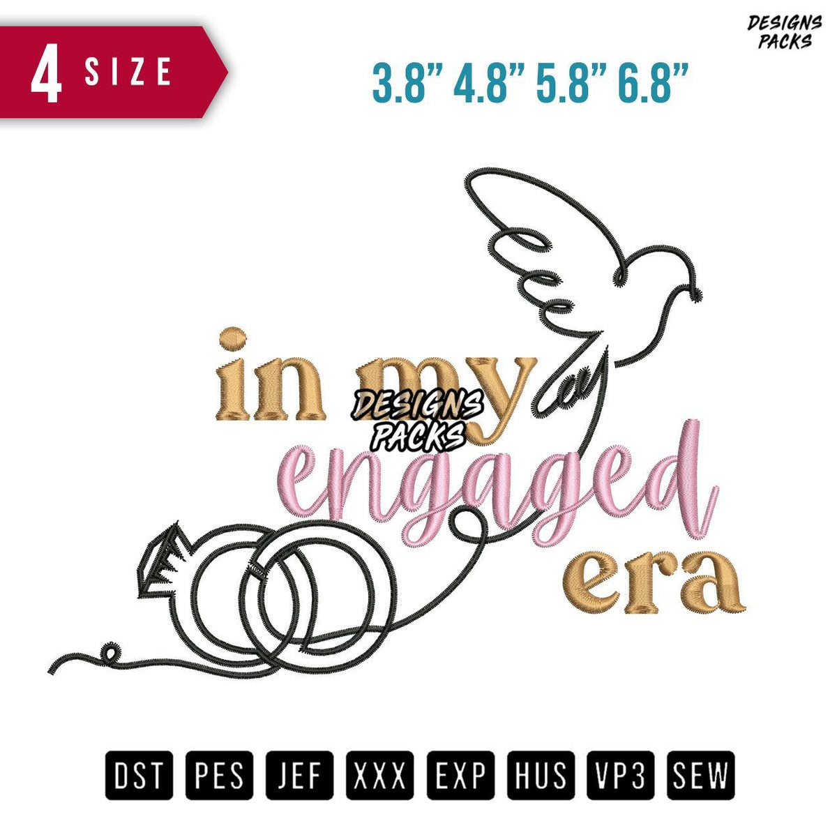 In My Engaged Era Embroidery Design