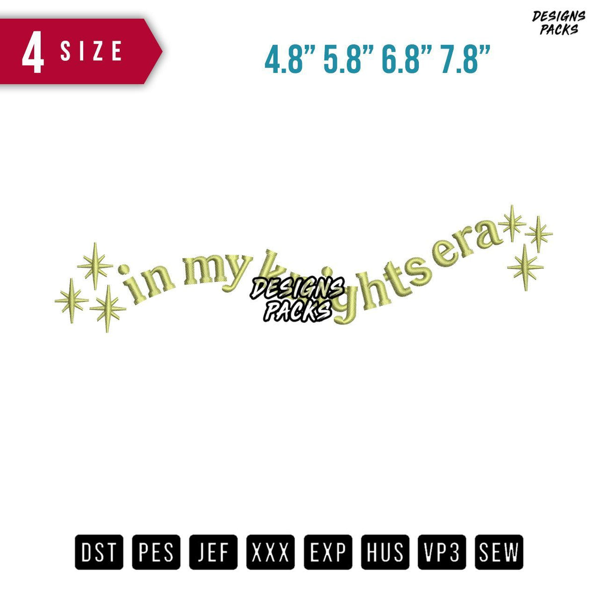 In My Knight Era Embroidery Design